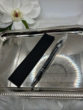 Black Ballpoint Pen with Sleeve - Men's Accessory PERSONALIZED